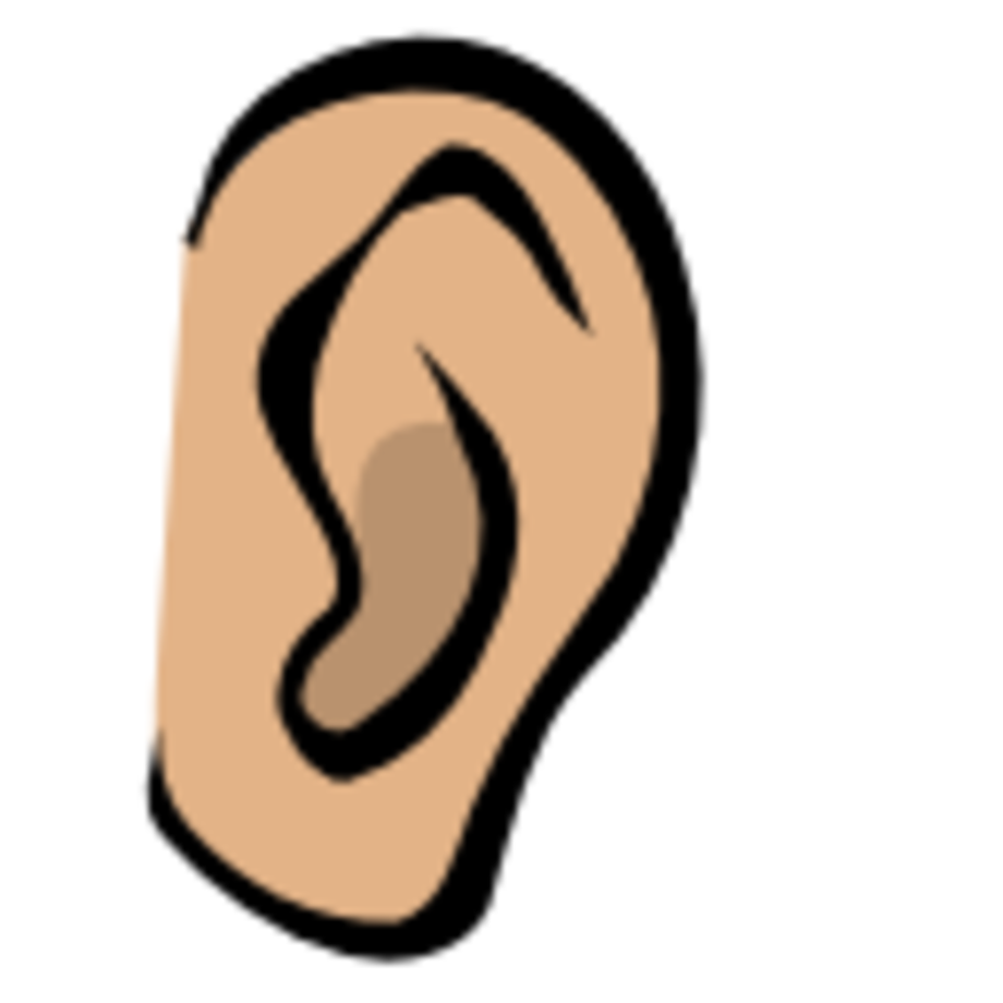 ear clip art simple