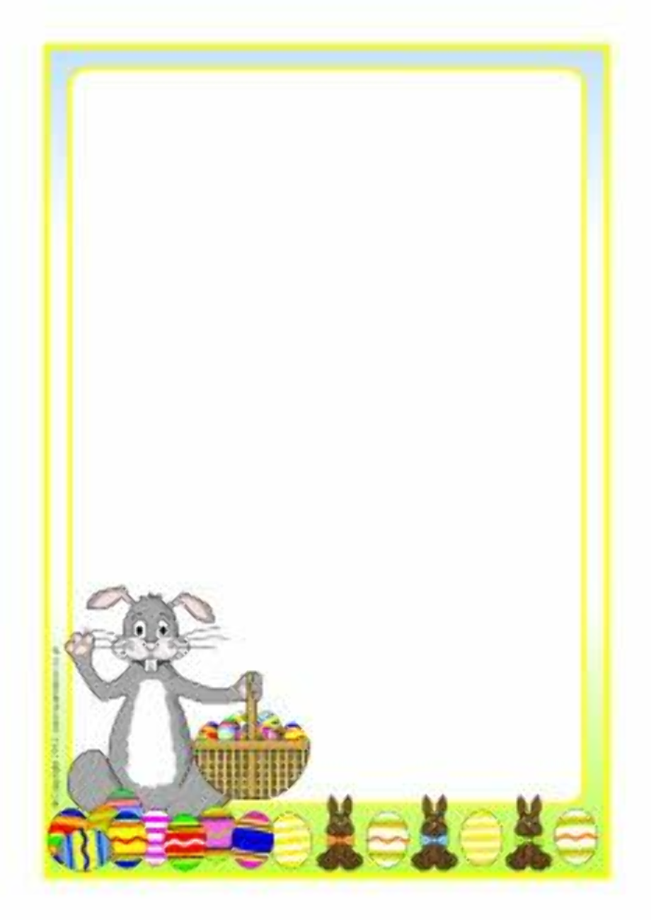 Download High Quality Easter Bunny Clipart Border Transparent PNG 