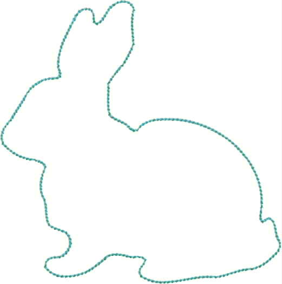 Download High Quality easter bunny clipart outline Transparent PNG