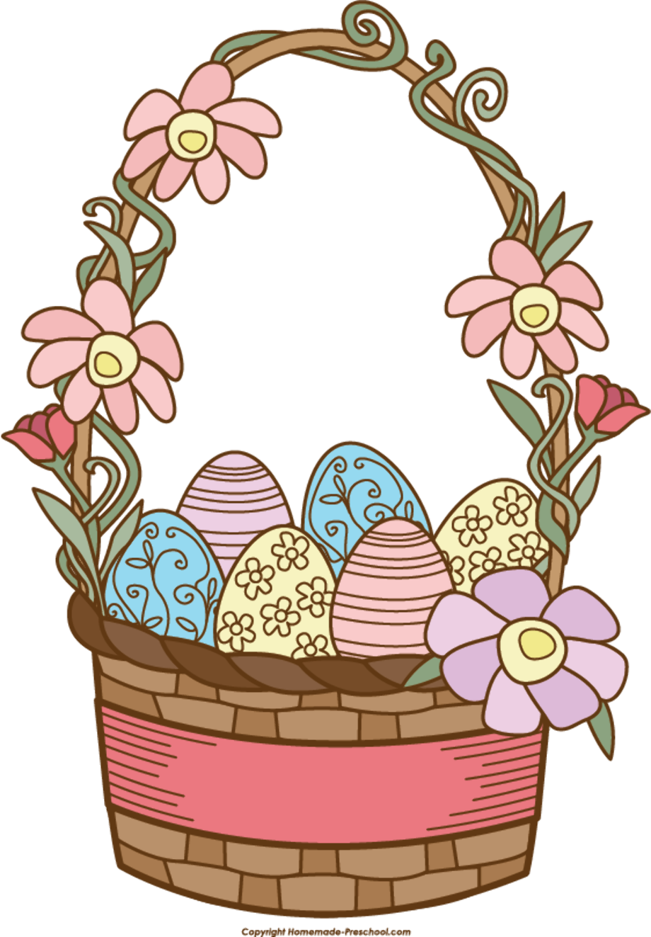 free easter clipart basket