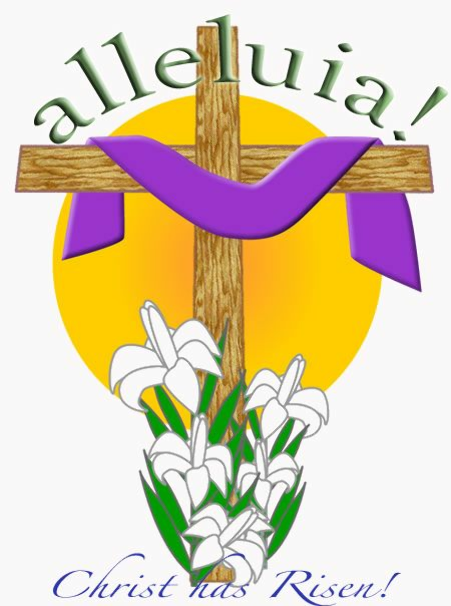 he is risen clipart religious