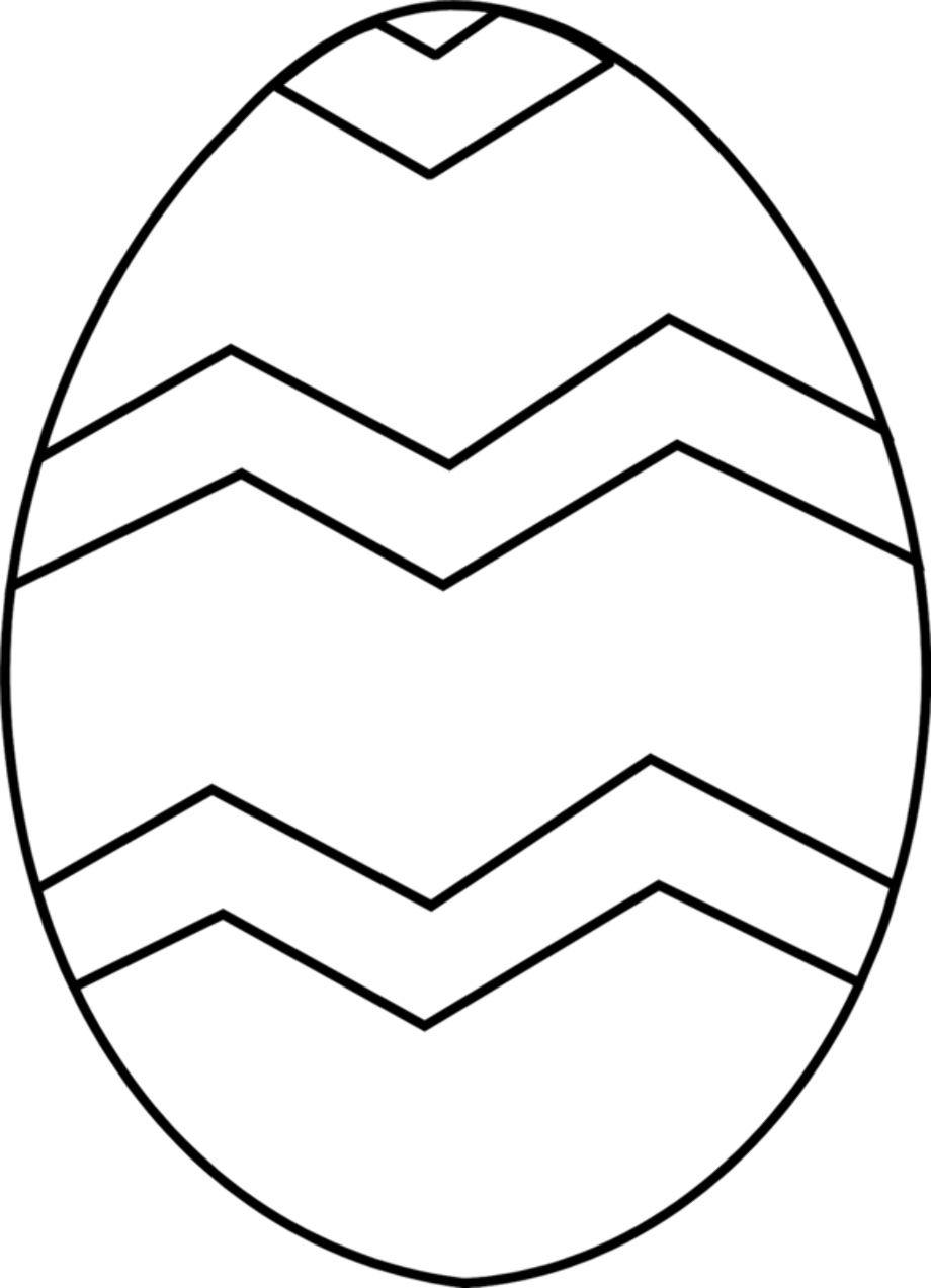 Пасхальное яйцо контур