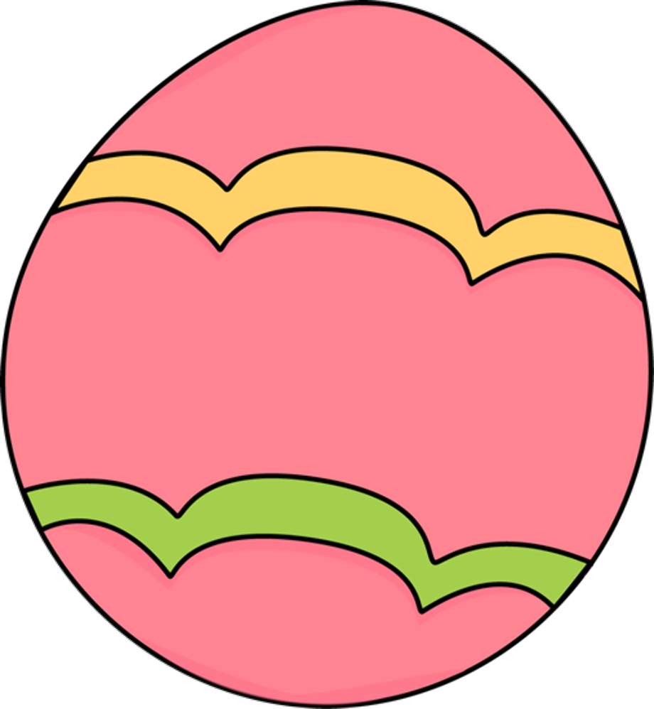easter egg clipart pink
