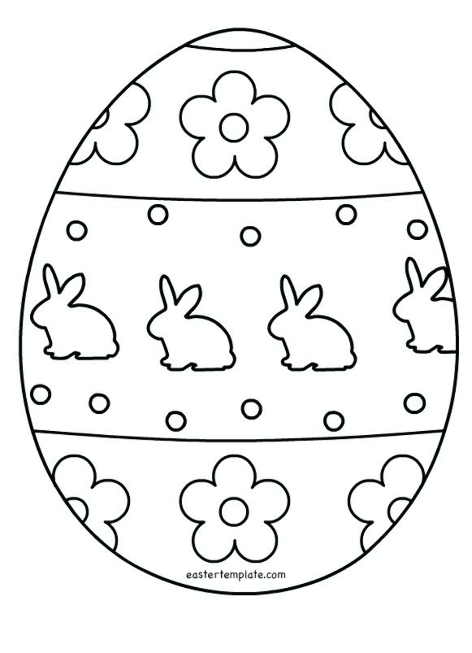 Download High Quality easter bunny clipart outline Transparent PNG