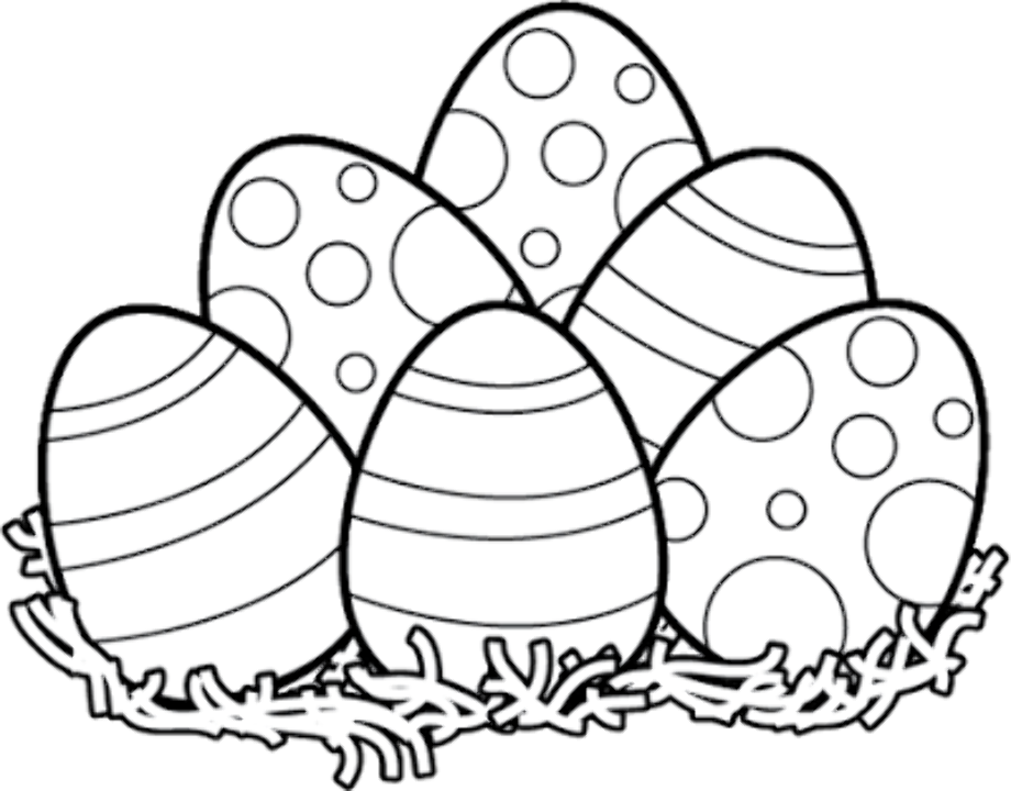 easter egg clipart white