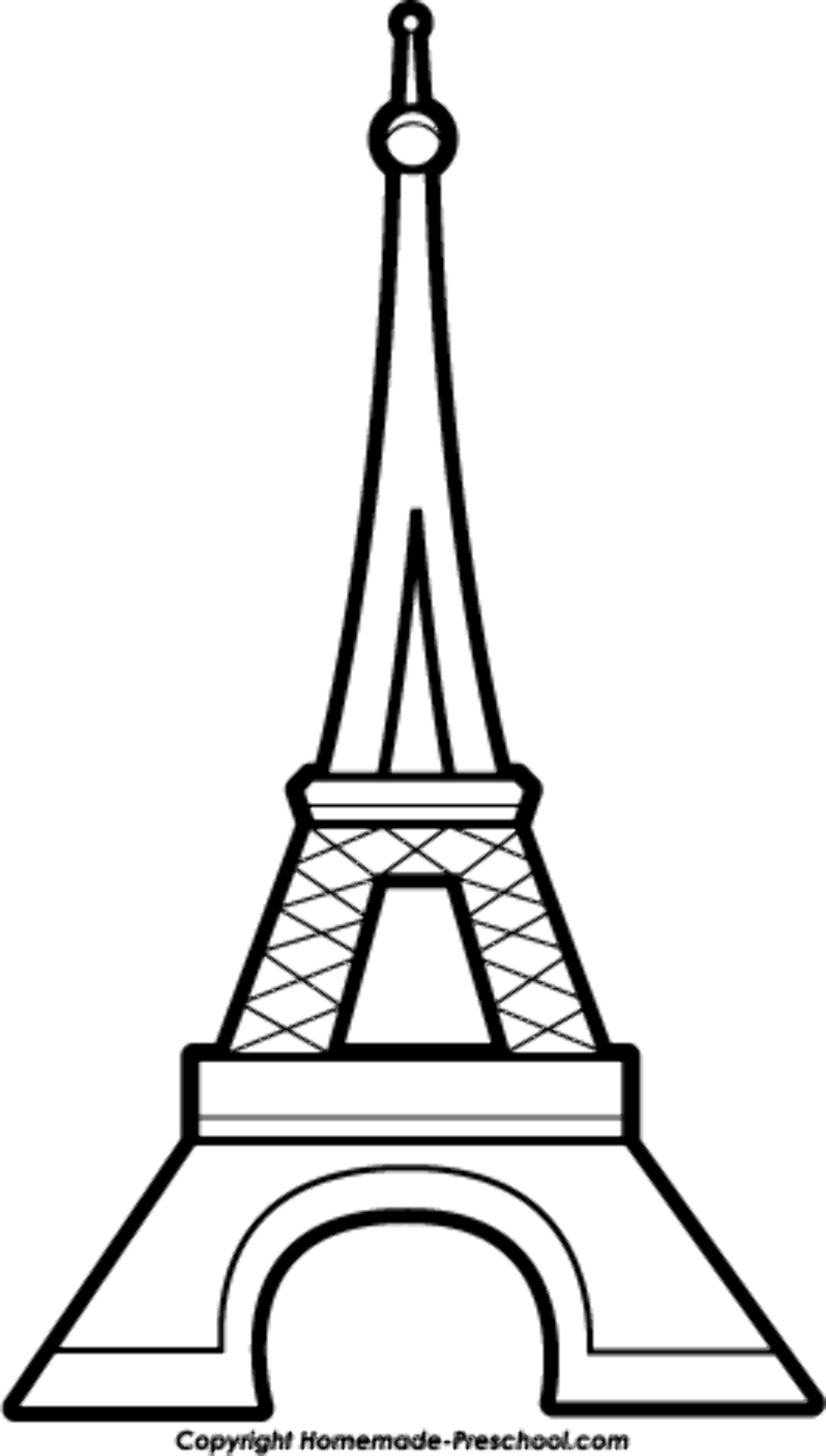 Download High Quality eiffel tower clipart cartoon Transparent PNG