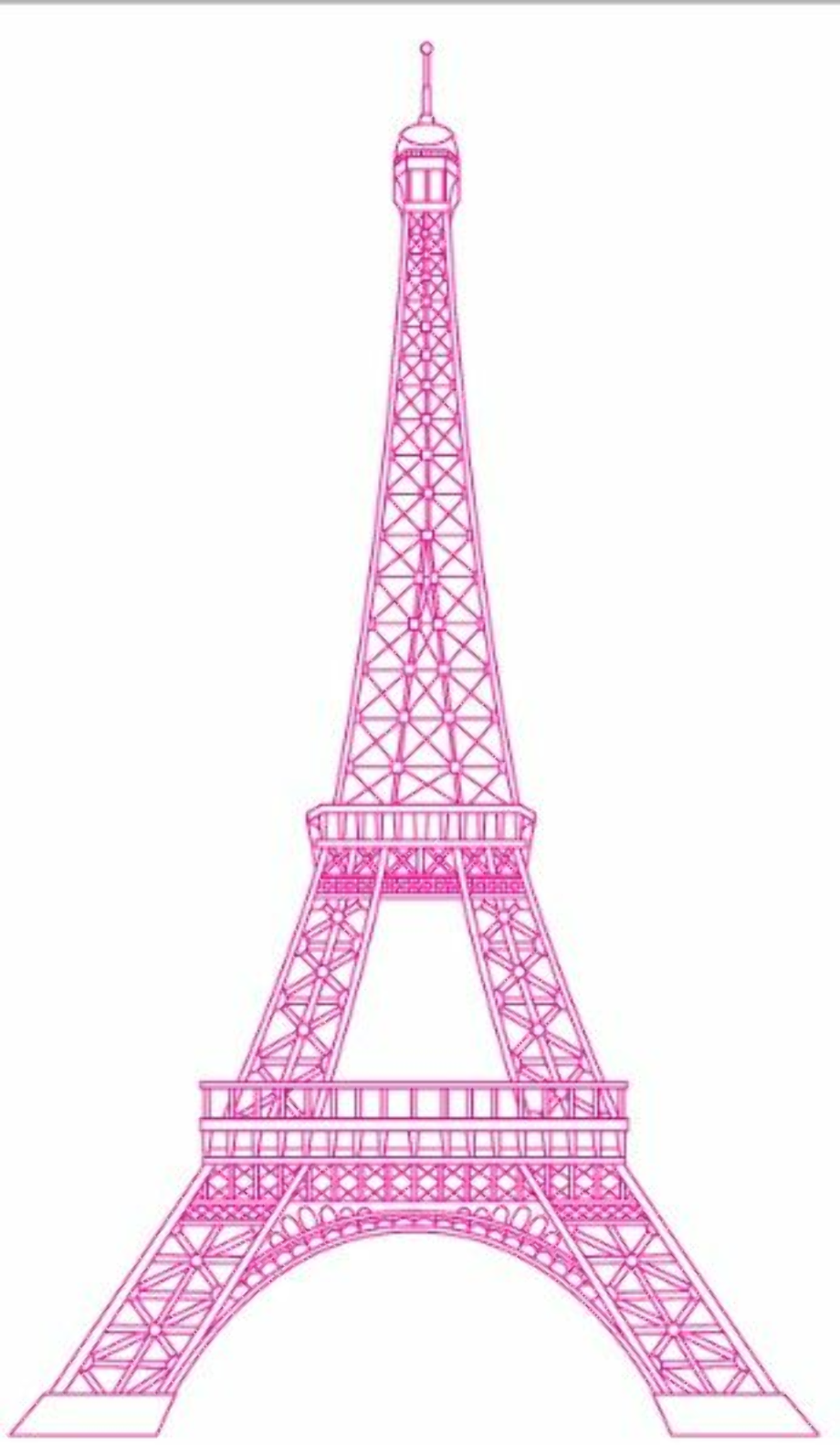 Download High Quality eiffel tower clipart pink Transparent PNG Images