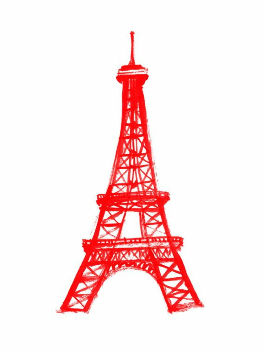Download High Quality eiffel tower clipart red Transparent PNG Images