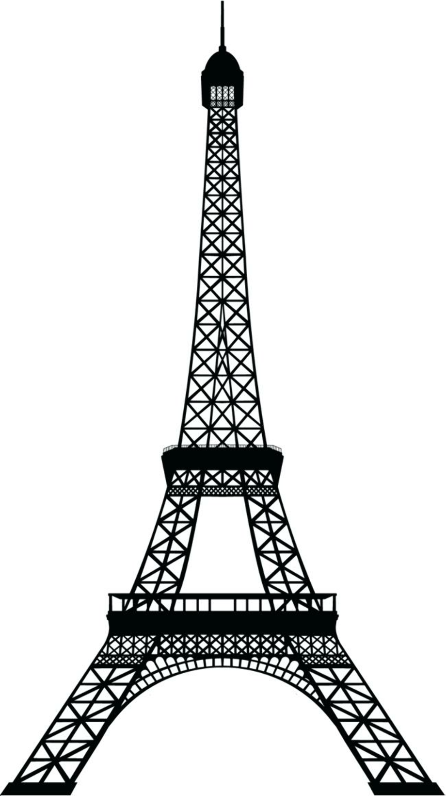 Download High Quality eiffel tower clipart silhouette Transparent PNG