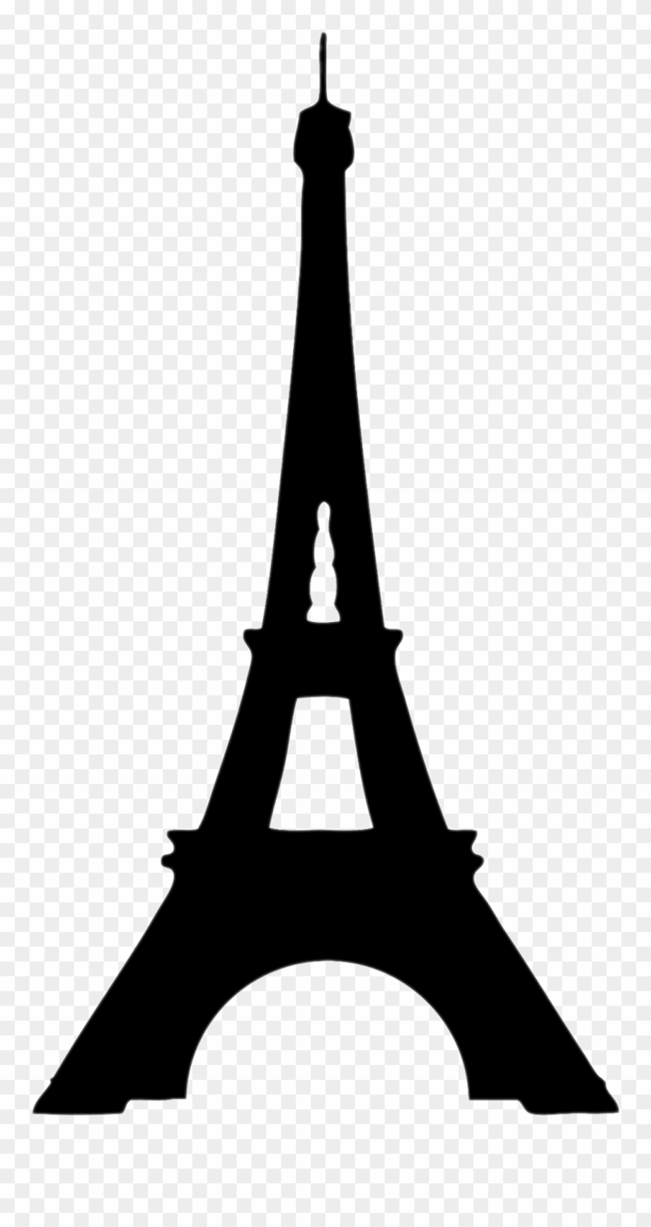 Download High Quality eiffel tower clipart silhouette Transparent PNG