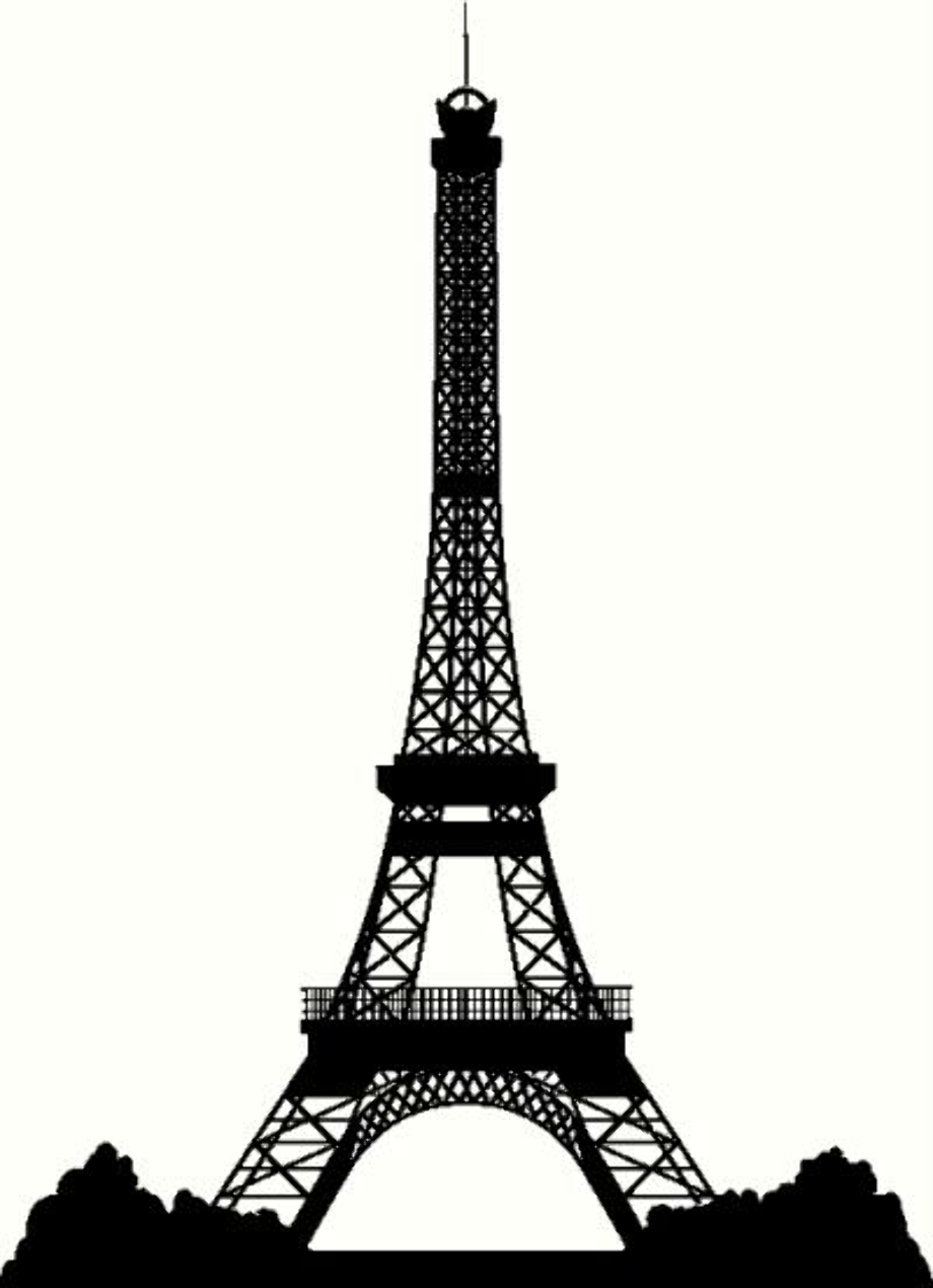 Download High Quality eiffel tower clipart silhouette Transparent PNG