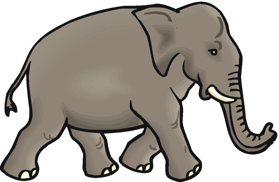 elephant clipart vector