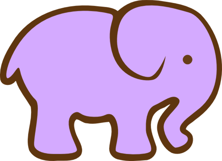 Elephant purple