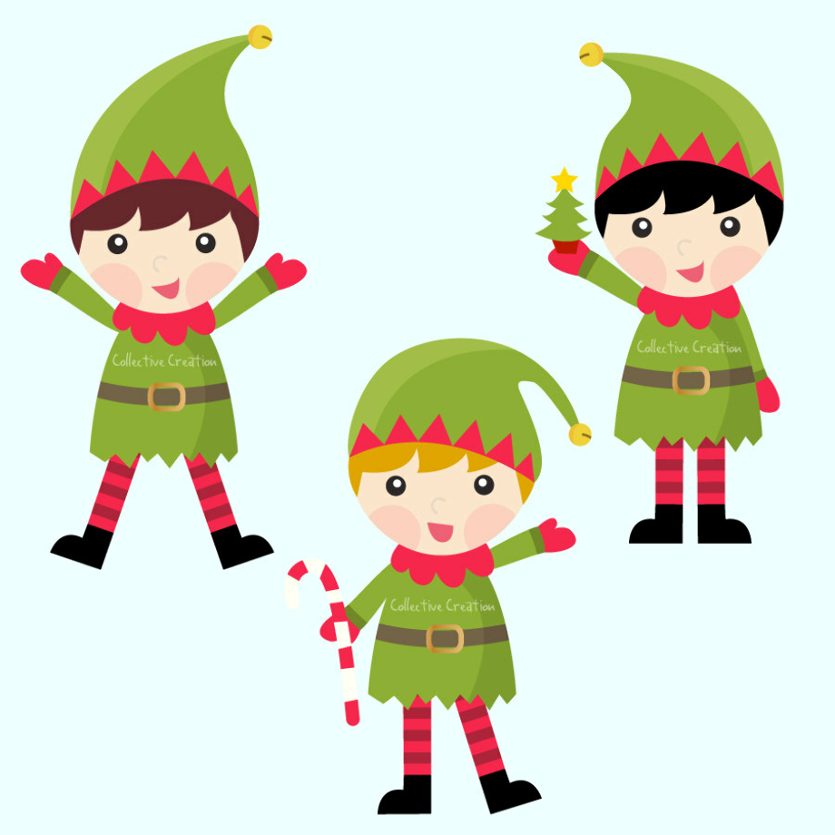 christmas clipart elf