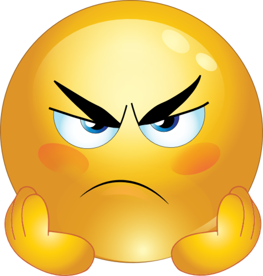 emoji clipart angry