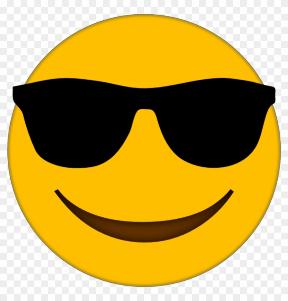 smiley face clip art sunglasses