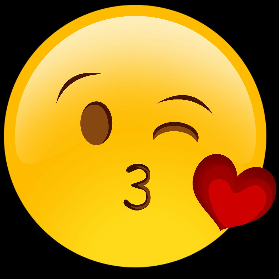 Kiss Face Emoji Clip Art