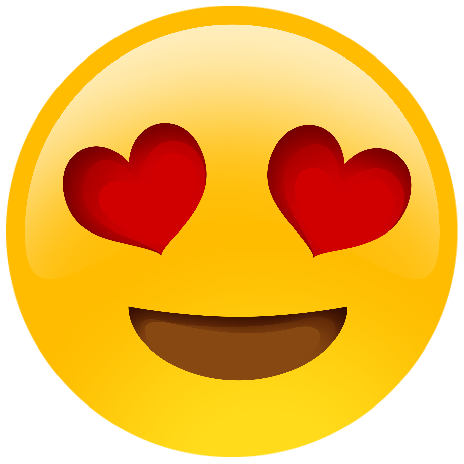 transparent emojis love