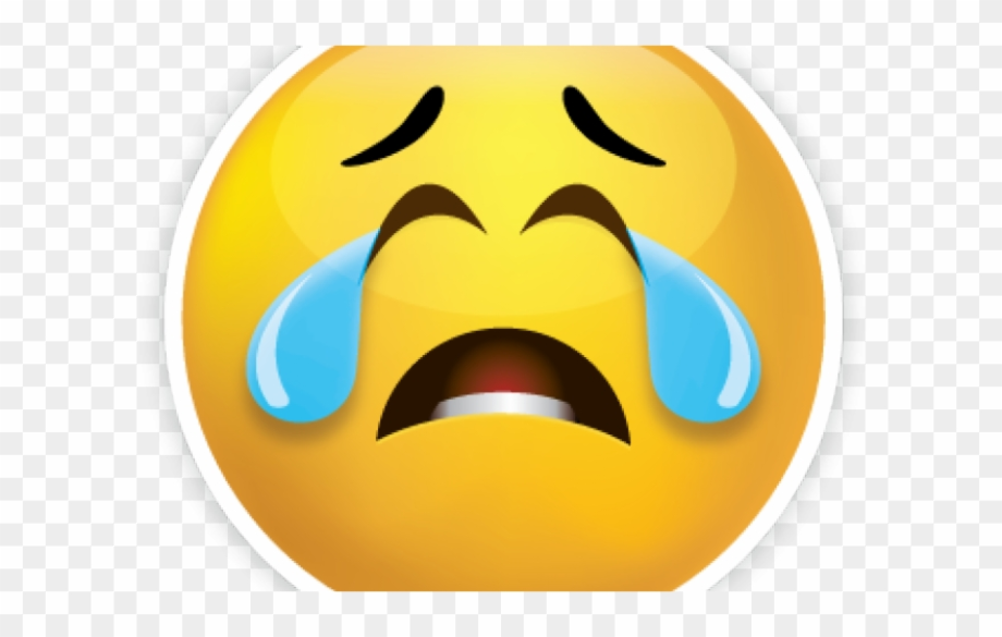 crying emoji clipart falling