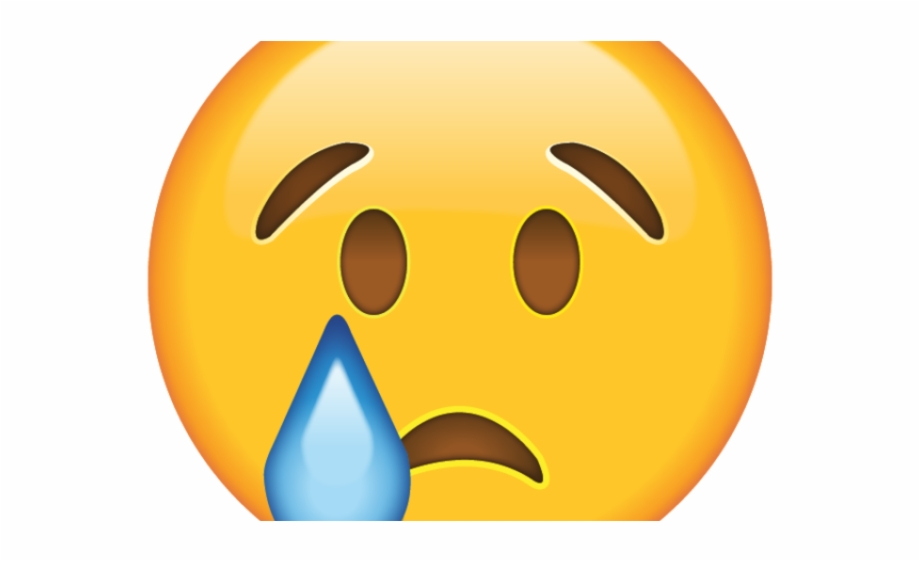 crying emoji clipart tear sad