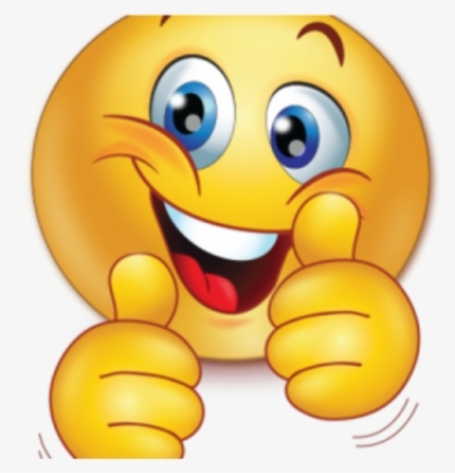 Smiley Emoji With Thumbs Up