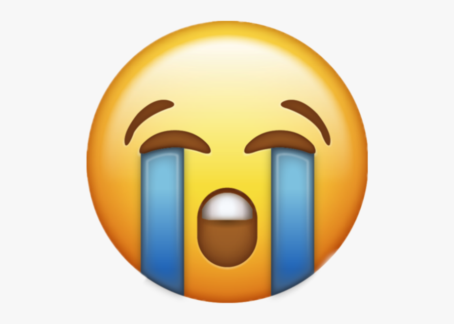 crying emoji clipart upset