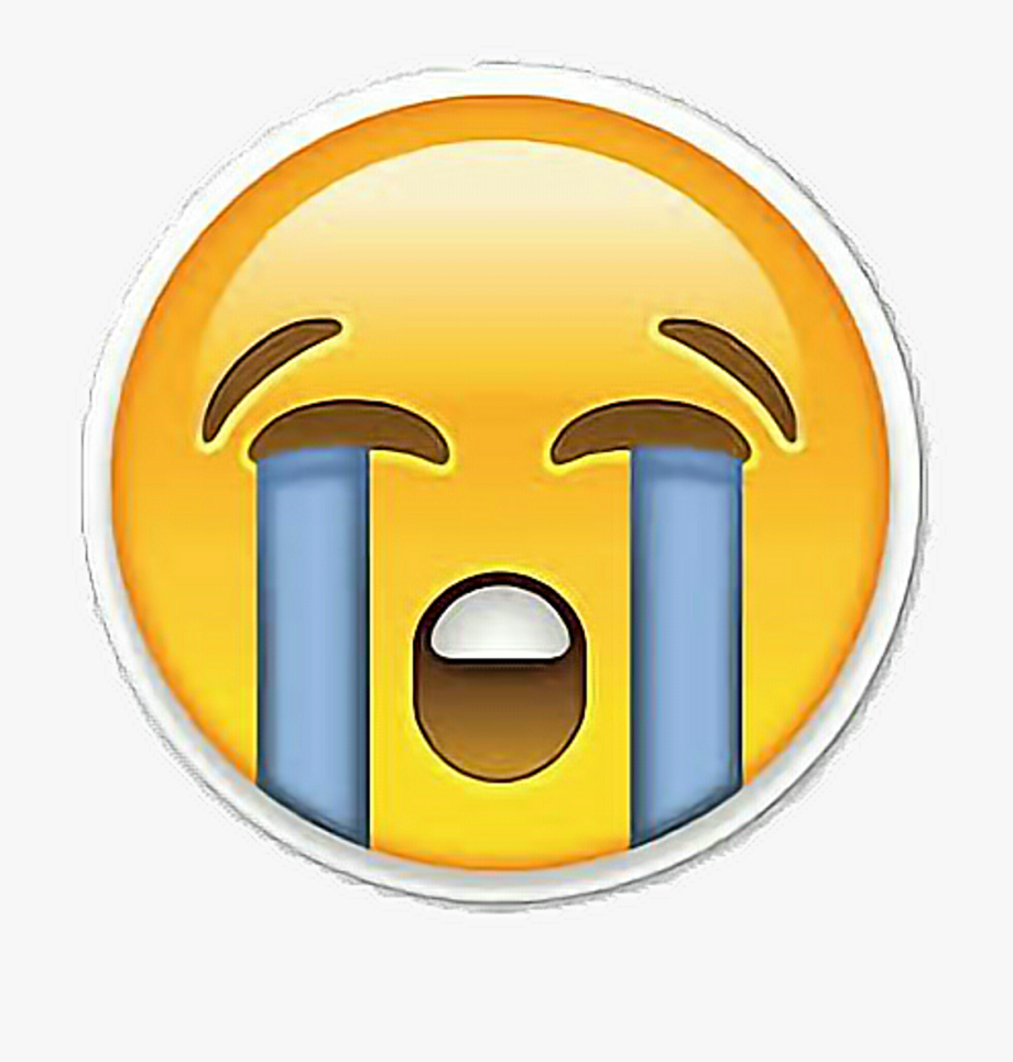 Crying emoji iphone