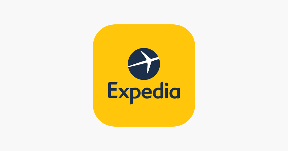 expedia logo yellow
