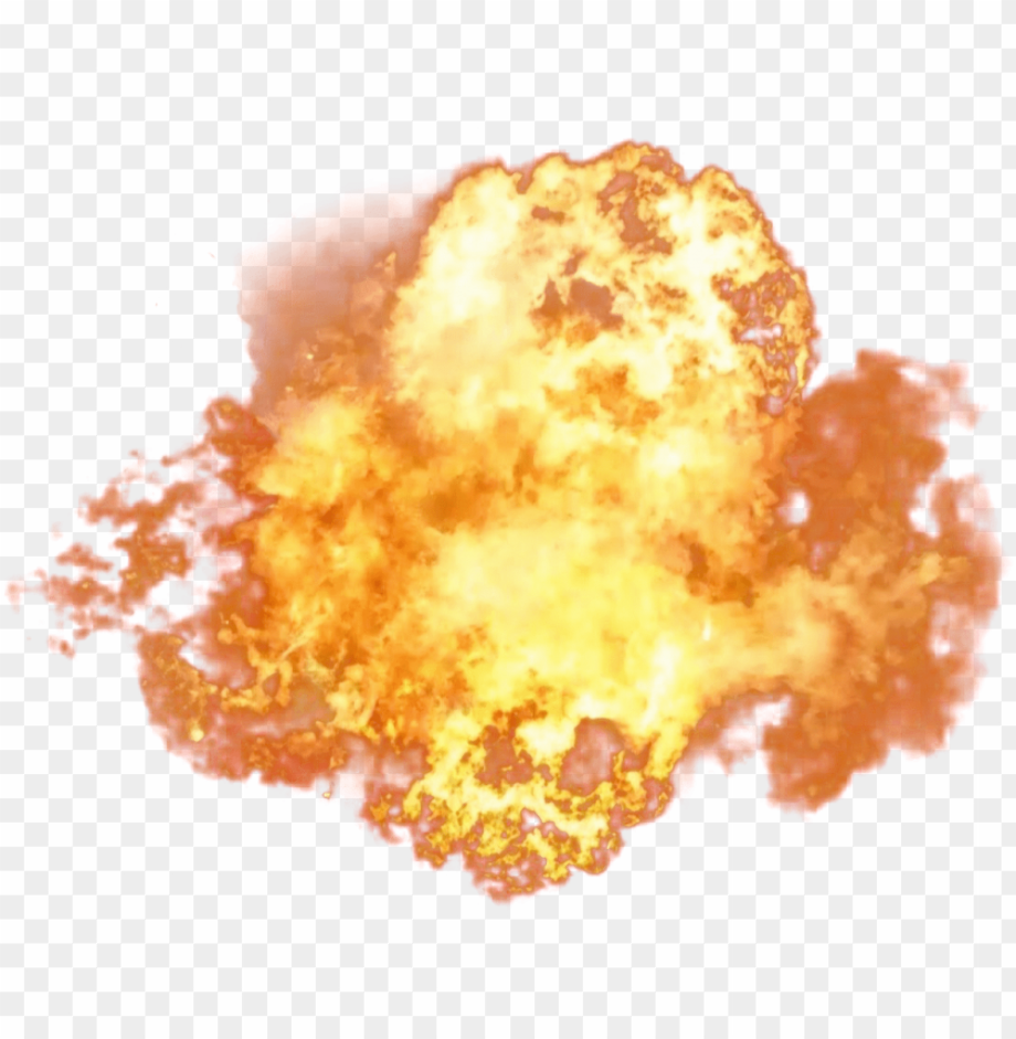 explosion transparent fire