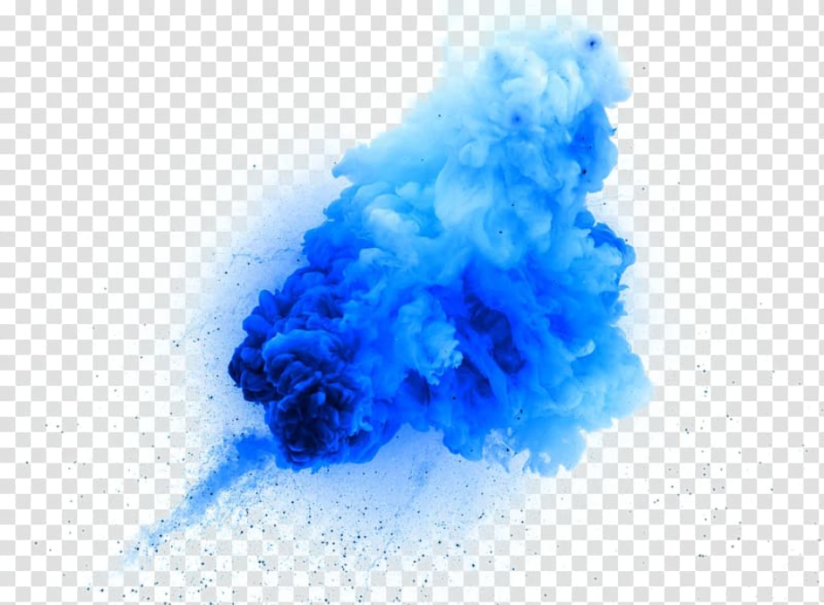 smoke transparent blue