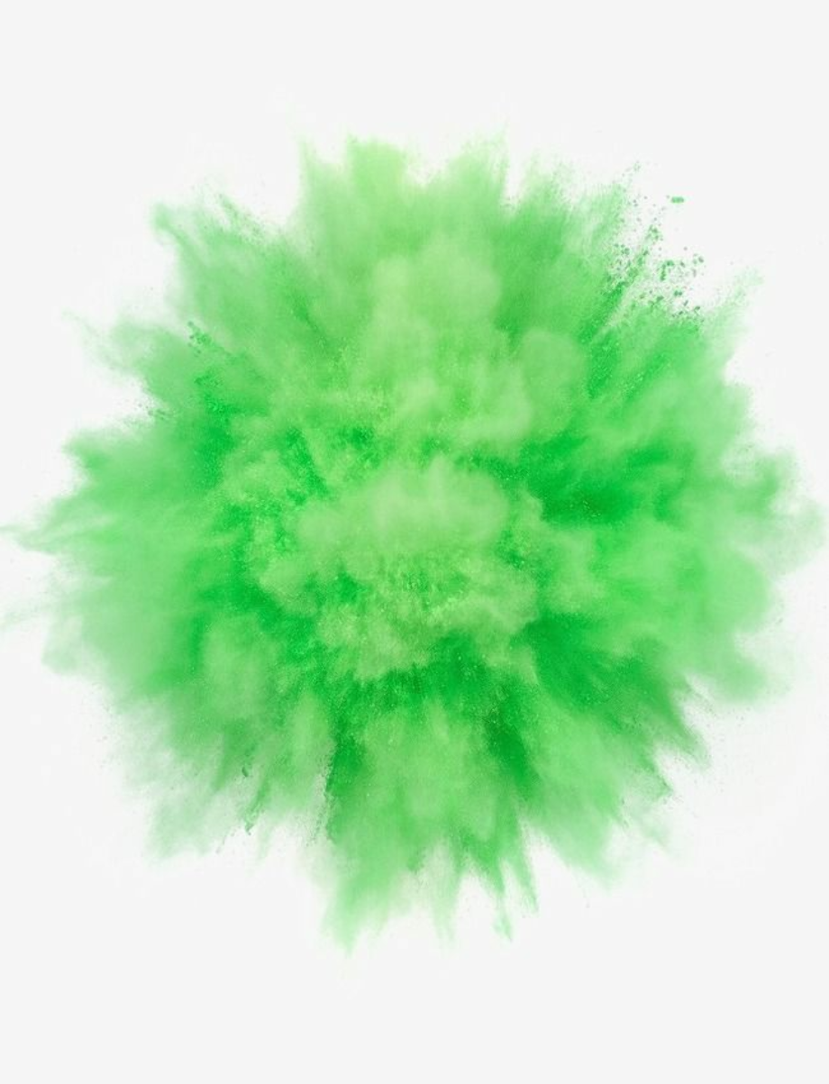 explosion transparent green