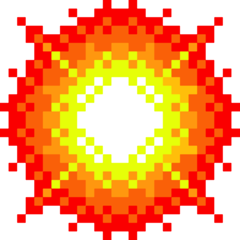 Explosion Sprite Pixel Art Png 512x512px Explosion Fire Flame All in one Ph...