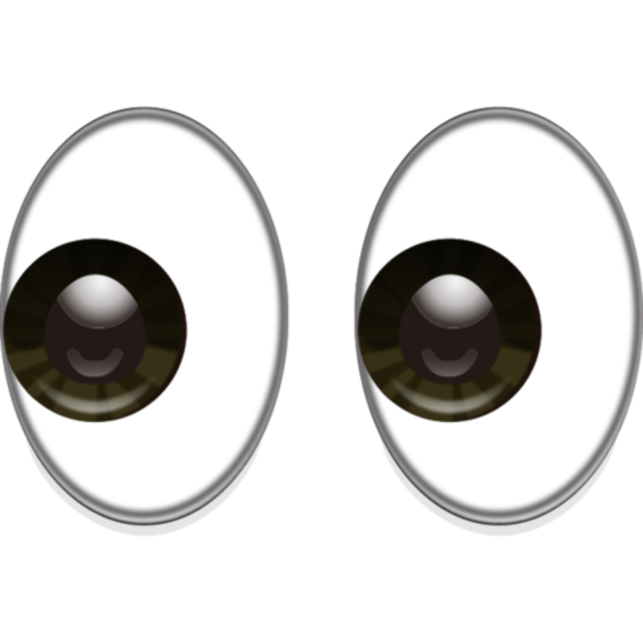 emoji transparent eyes