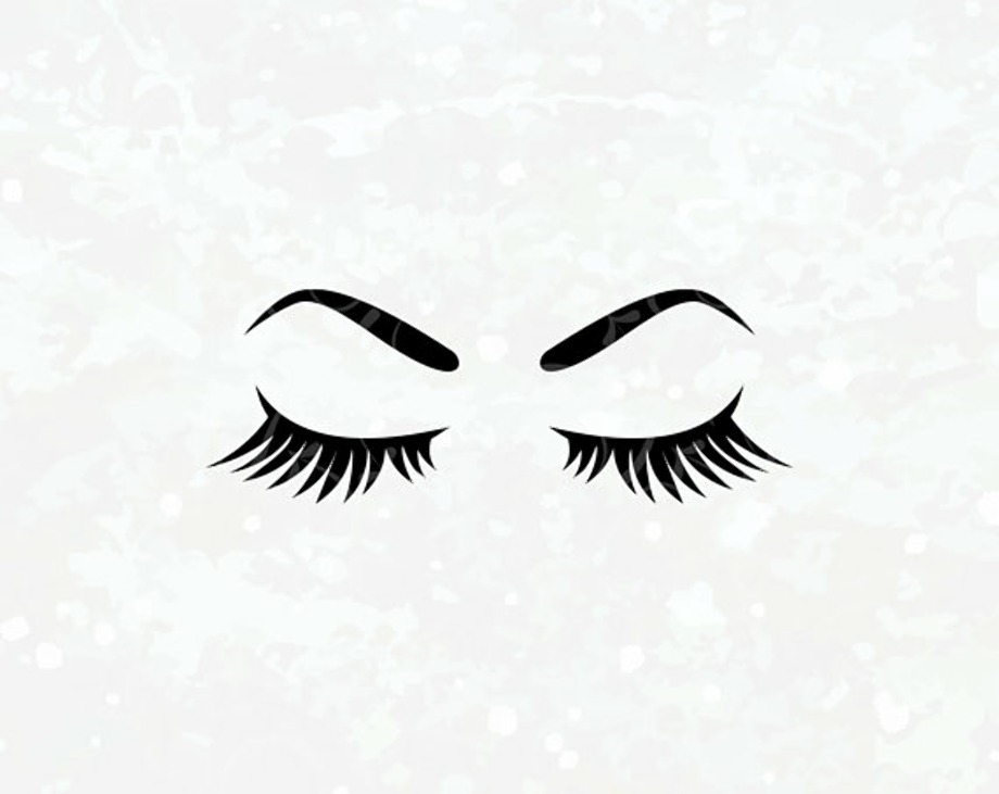 eyelash clipart graphic