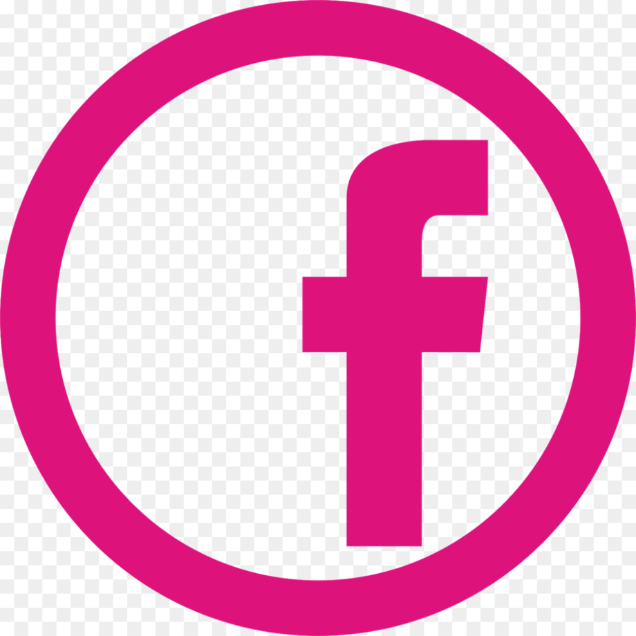 facebook icon transparent pink