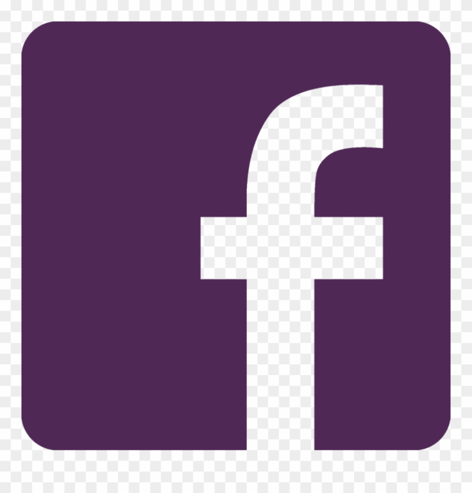 facebook logo transparent purple