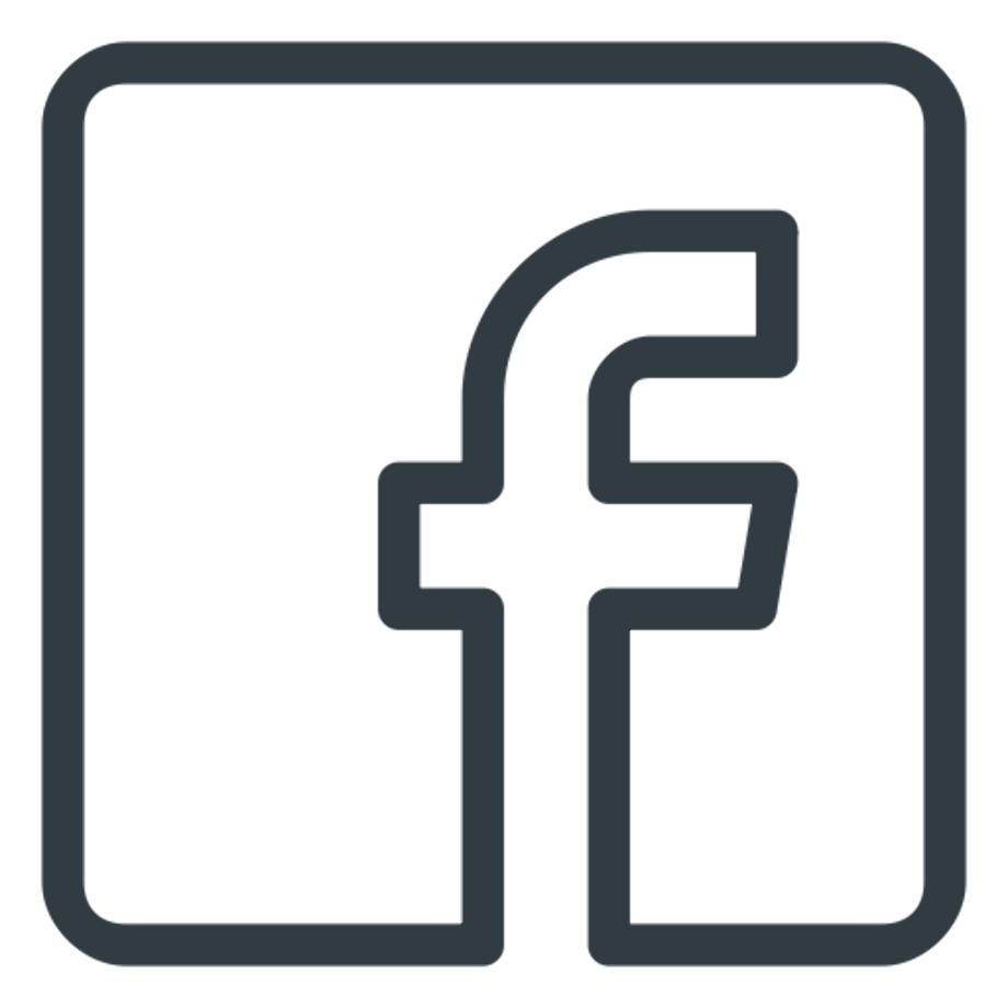 Download High Quality Facebook Logo Transparent Outline Transparent Png