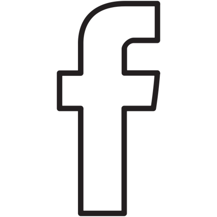 Facebook Logo Black And White Vector Salonose