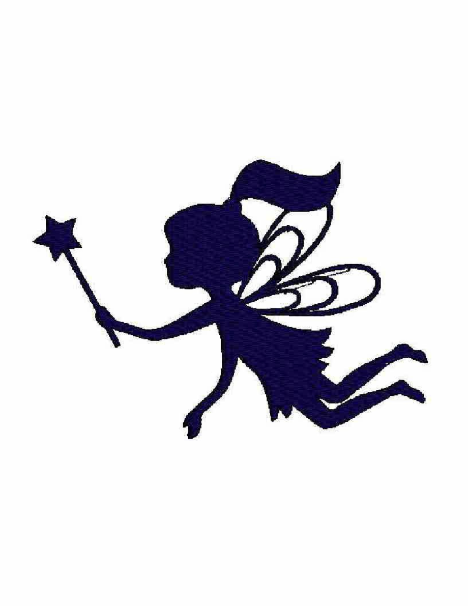 fairy clipart silhouette