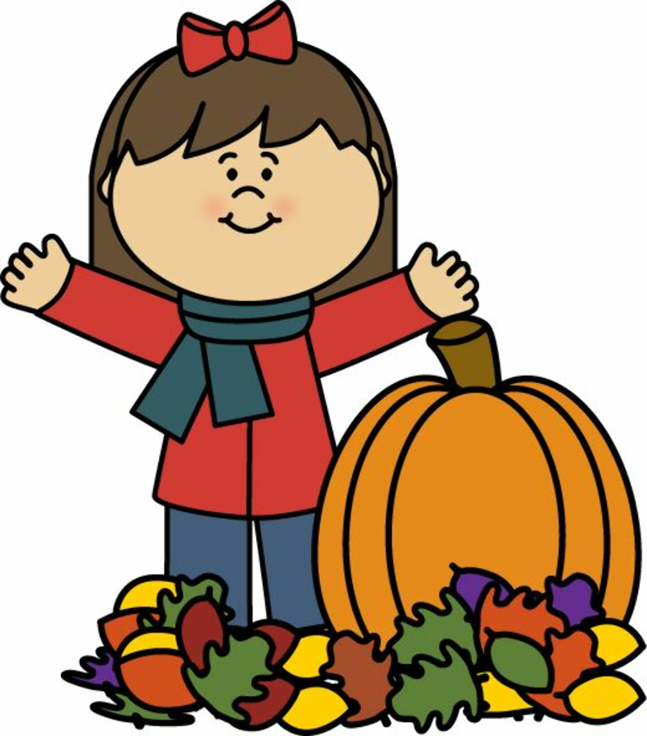 fall clipart kids