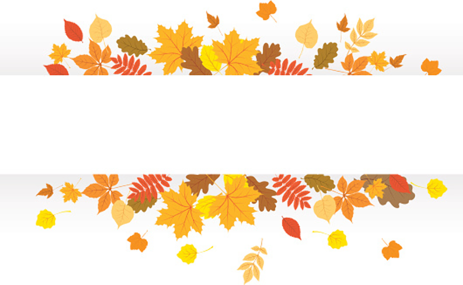 fall leaf clipart banner