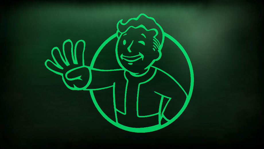 fallout logo green