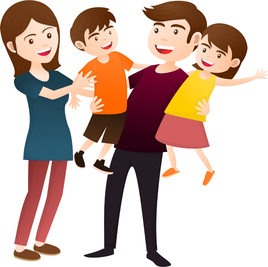 family clipart transparent background