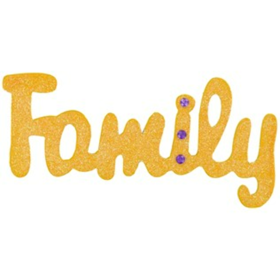family clipart word
