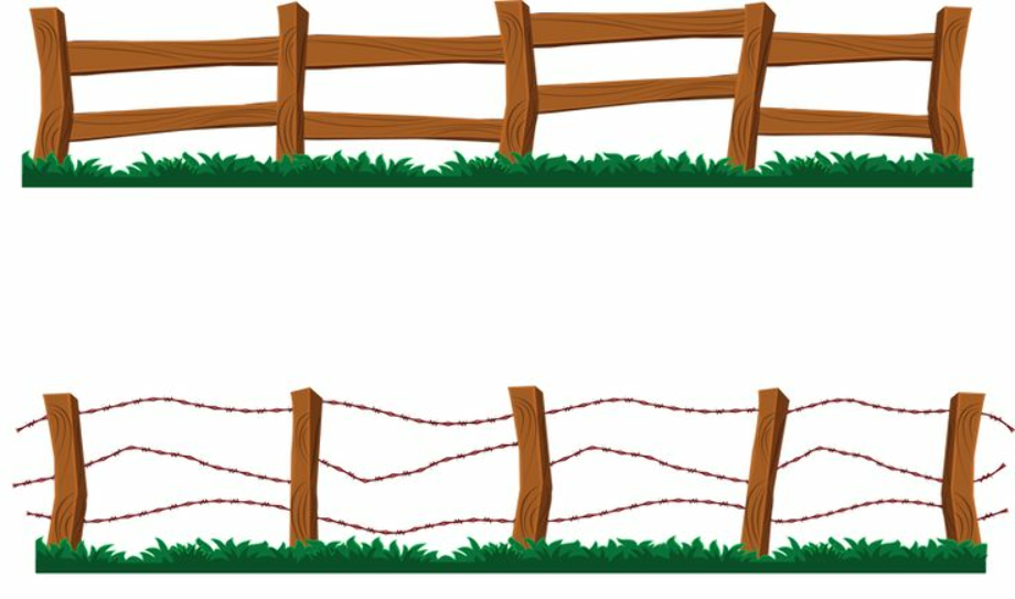 fence clipart square