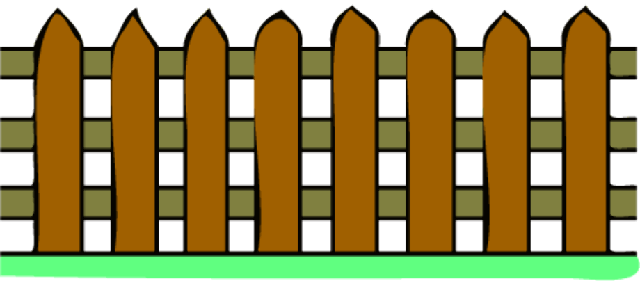 fence clipart printable