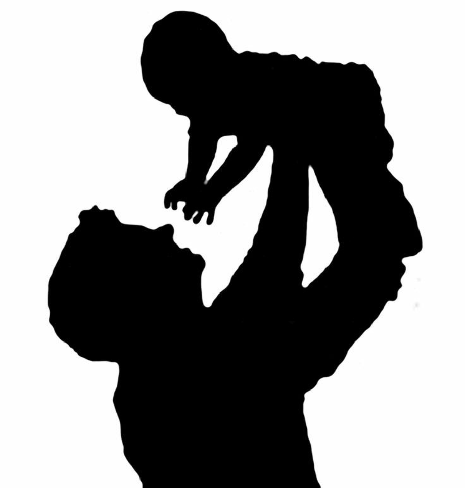 fathers day clipart silhouette