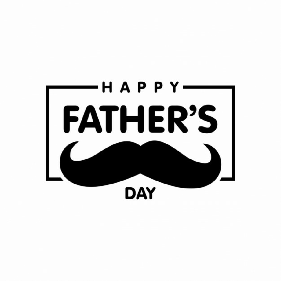 mustache clipart fathers day