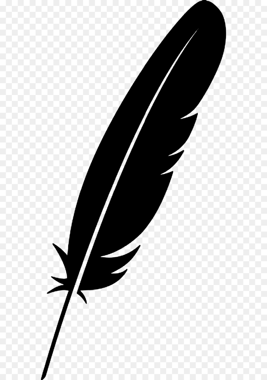 Download High Quality feather clipart black Transparent PNG Images