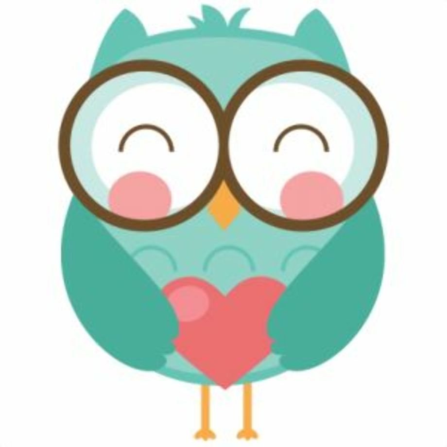 valentines clip art owl